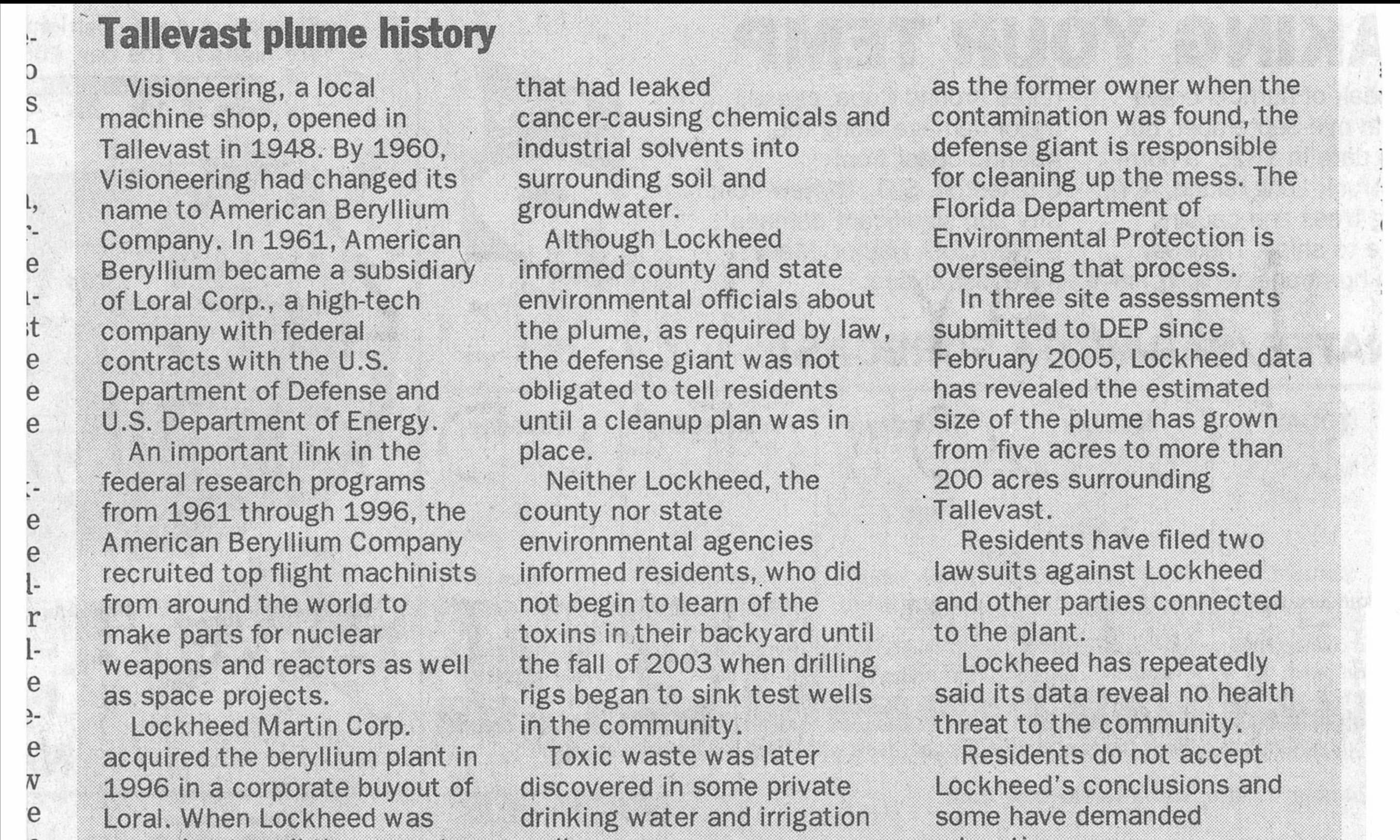 Newspaper clipping